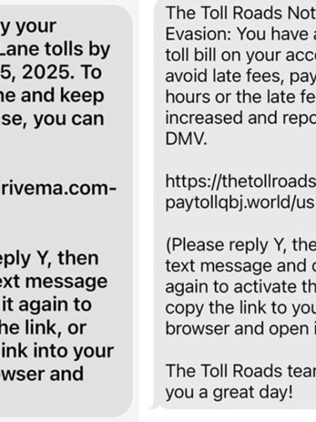🚨 Dikkat! DMV, FasTrak ve The Toll Roads Adına Gelen Sahte SMS’ler&nbsp;Artıyor