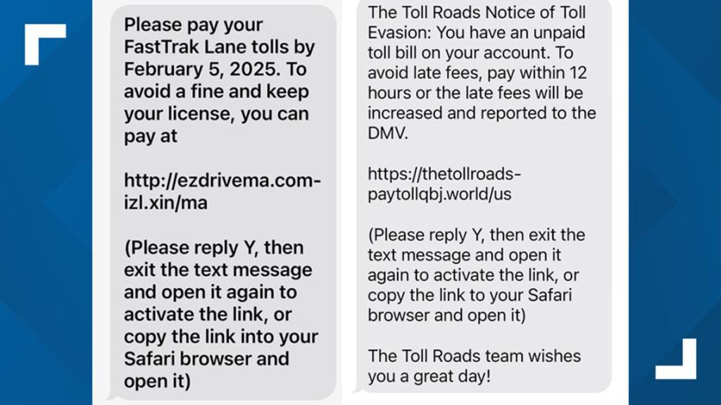🚨 Dikkat! DMV, FasTrak ve The Toll Roads Adına Gelen Sahte SMS’ler&nbsp;Artıyor